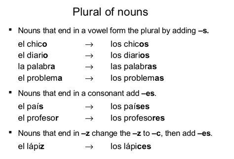un dia plural form.